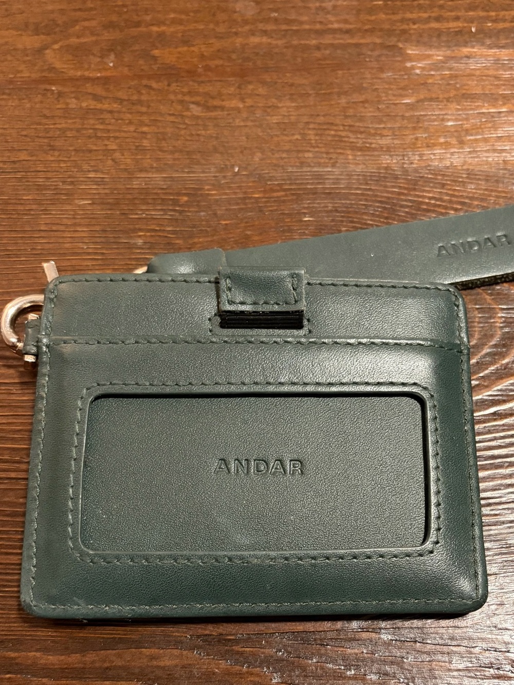 Andar Denner Wristlet Wallet in Pine